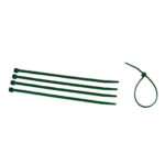 Green 8 Inch Cable Ties (Pack of 100)