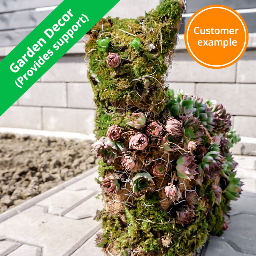 wire-netting-garden-decor