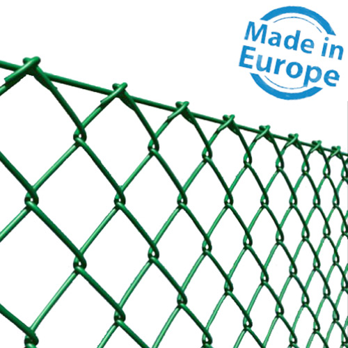 90cm x 10m PVC Green Chain Link Fence – 12g. | Wire Fence