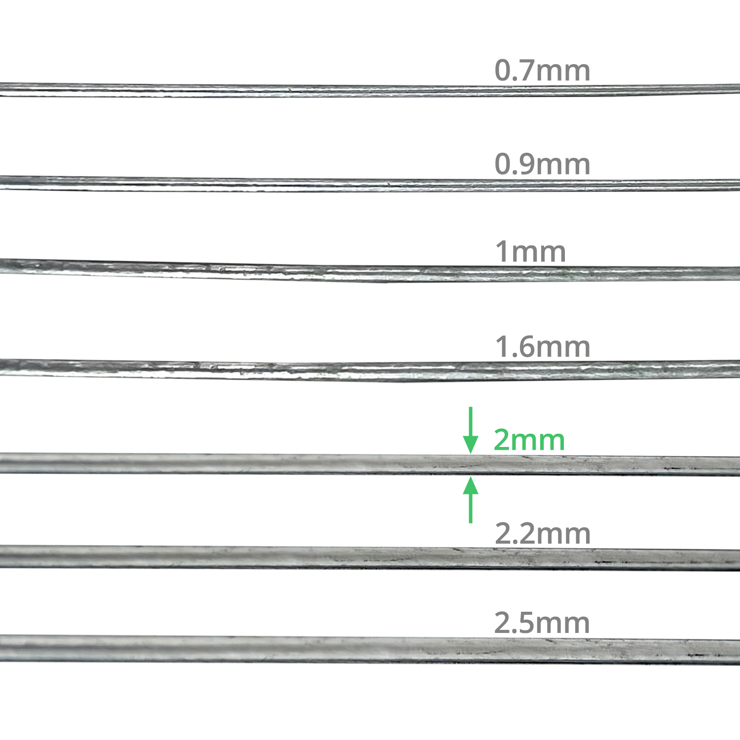 2mm Galvanised Line Tensioning Wire (200m / 5Kg Coil) - 14g. | Wire Fence