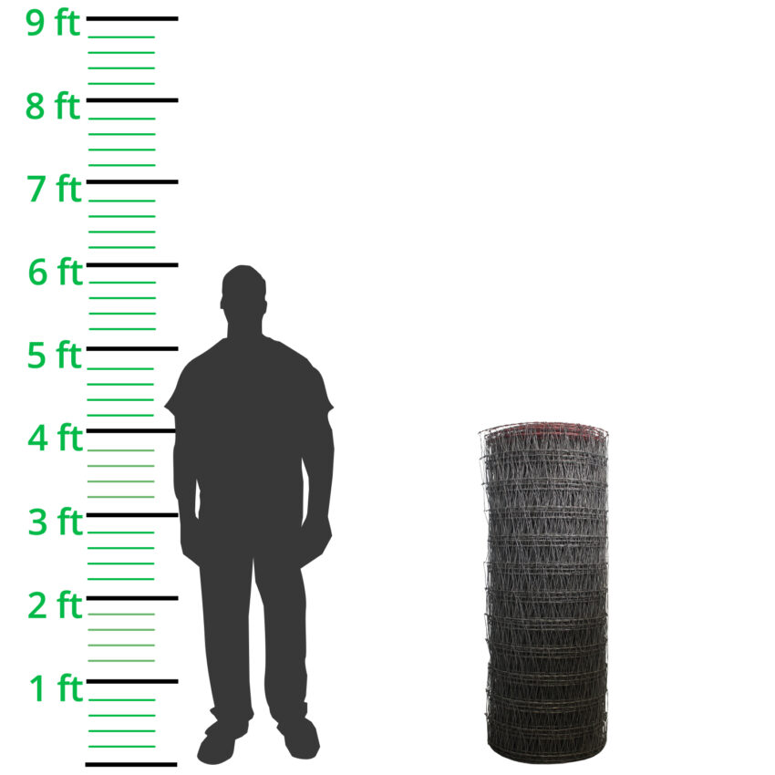 Red-Brand-KEEPSAFE-Equestrian-V-Mesh-Fencing-H1.27m-x-L50m_Silhuette-Fence