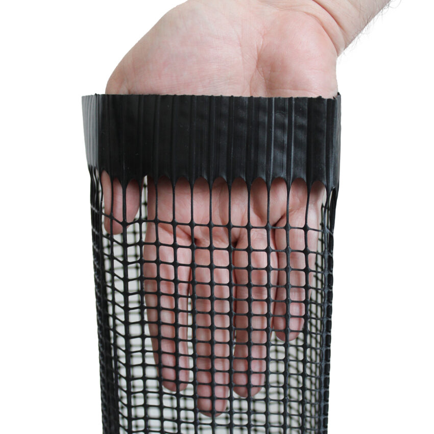 60cm-x-13cm-Black-Plastic-Tree-Guard-Shelter