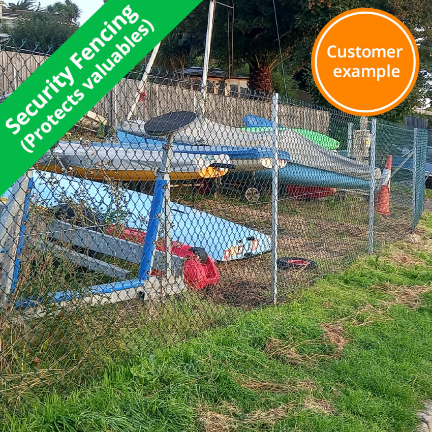 pvc-green-chain-link-security