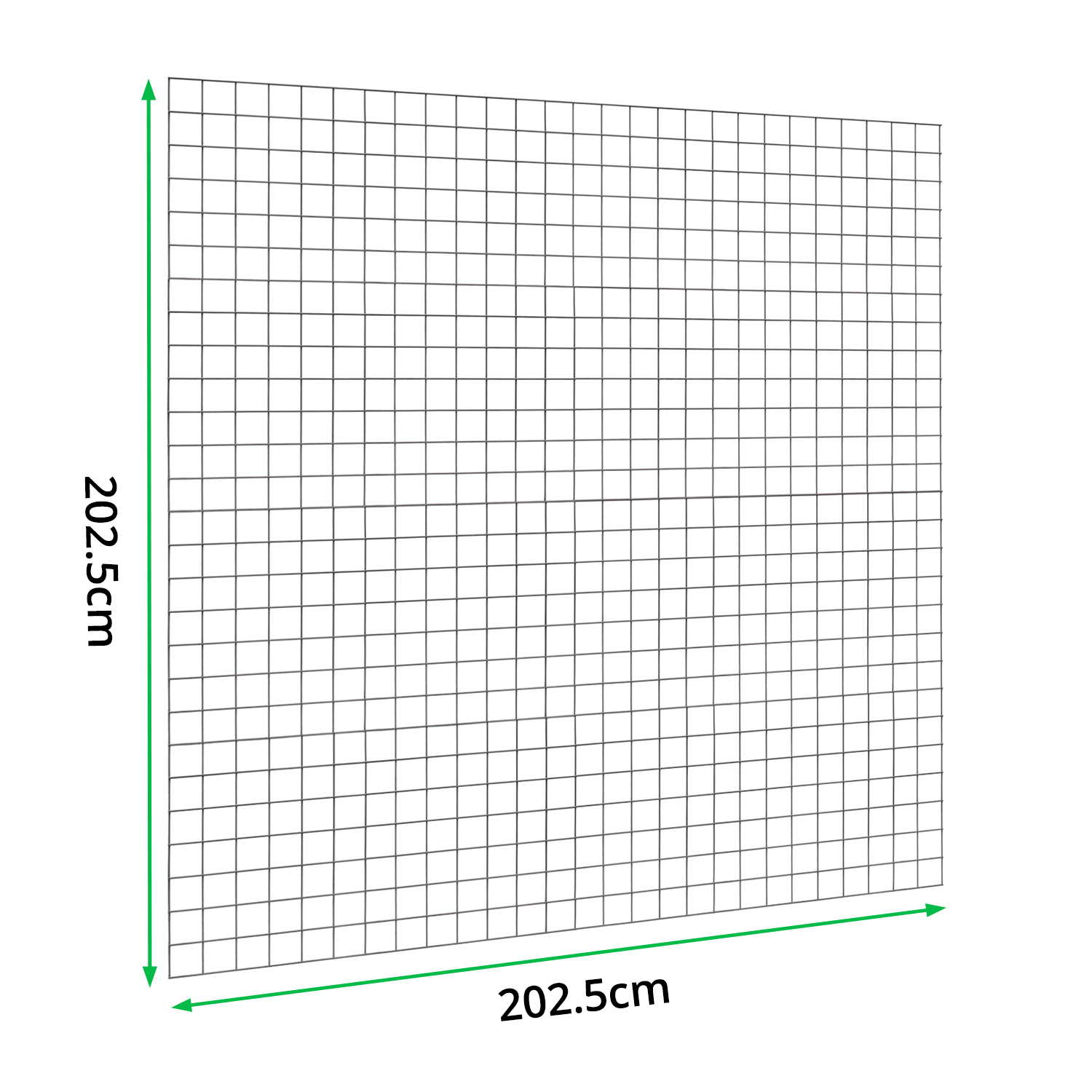 PVC-L202.5cm-x-H202.5cm-Welded-Gabion-Panel-(4.3mm-dia)-measurements