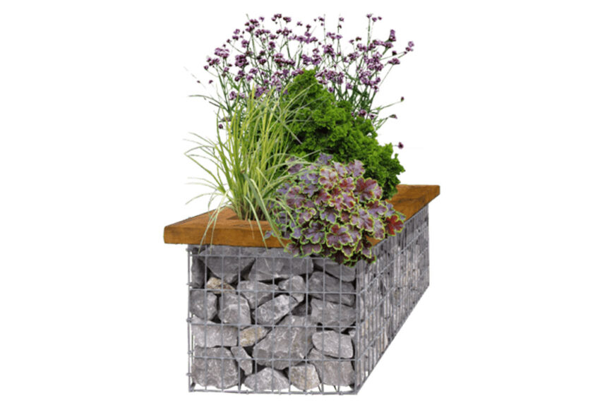 How to Make a Gabion Planter (FREE PDF) Wire Fence