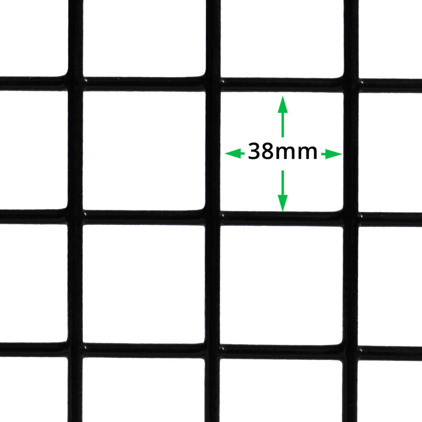 38mm-x-38mm-Premium-Black-PVC-Mesh-H25cm-xL30m-10-9g-hole-size