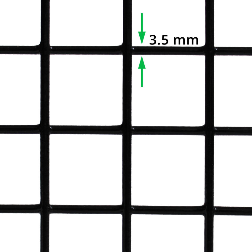 38mm-x-38mm-Premium-Black-PVC-Mesh-H25cm-xL30m-10-9g-wire-dia