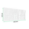 L202.5cm-x-H97.5cm-Welded-Gabion-Panel-(4mm-dia)-measurements