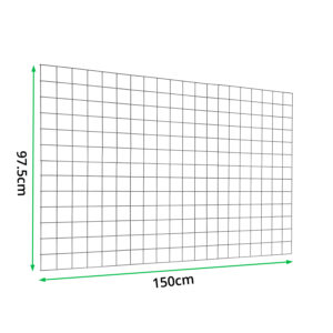 PVC-L150cm-x-H97.5cm-Welded-Gabion-Panel-(3.2mm-dia)-measurements