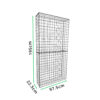 L97.5cm-D22.5cm-H195cm-Gabion-Wall-Kit-diagonal-with-measurements