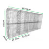 L487.5cm-D45cm-H195cm-Gabion-Wall-Kit-diagonal-with-measurements