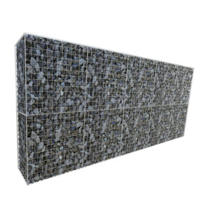 L487.5cm-D45cm-H195cm-Gabion-Wall-Kit-diagonal-with-stones