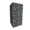 L97.5cm-D97.5cm-H195cm-Gabion-Wall-Kit-diagonal-with-stones