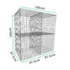 L195cm-D97.5cm-H195cm-Gabion-Wall-Kit-diagonal-with-measurements