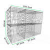 L292.5cm-D97.5cm-H195cm-Gabion-Wall-Kit-diagonal-with-measurements