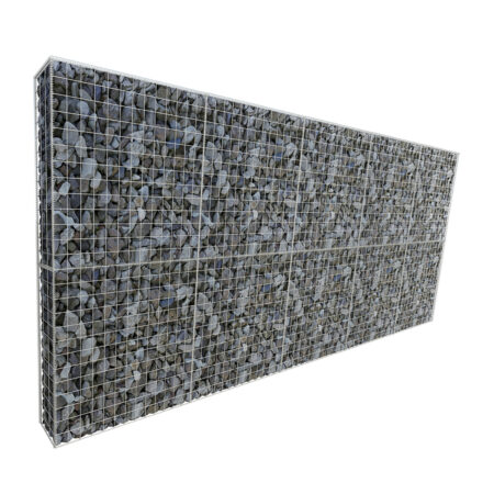 L487.5cm-D22.5cm-H195cm-Gabion-Wall-Kit-diagonal-with-stones