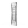 L195cm-D45cm-H195cm-Gabion-Wall-Kit-side