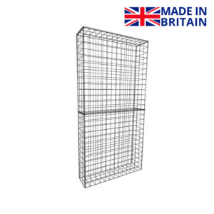 L97.5cm-D22.5cm-H195cm-Gabion-Wall-Kit-made-in-britain