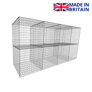 L390cm-D97.5cm-H195cm-Gabion-Wall-Kit-made-in-britain