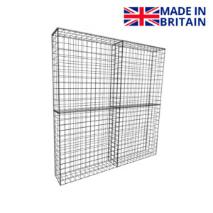 L195cm-D22.5cm-H195cm-Gabion-Wall-Kit-made-in-britain