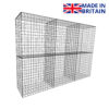 L292.5cm-D45cm-H195cm-Gabion-Wall-Kit-made-in-britain