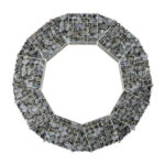 L220cm x D220cm x H45cm PVC Coated Round Gabion Kit (3.2mm dia.)