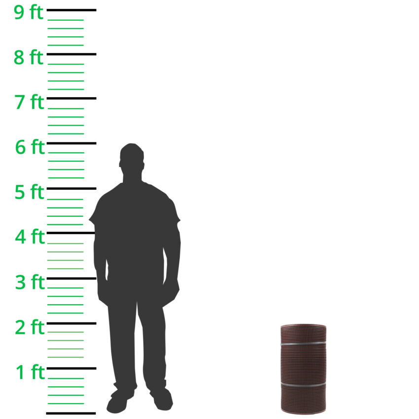 13mm-Hole-Brown-Plastic-Tree-Guard-Mesh-Roll-(0.6m-x-L50m)-height