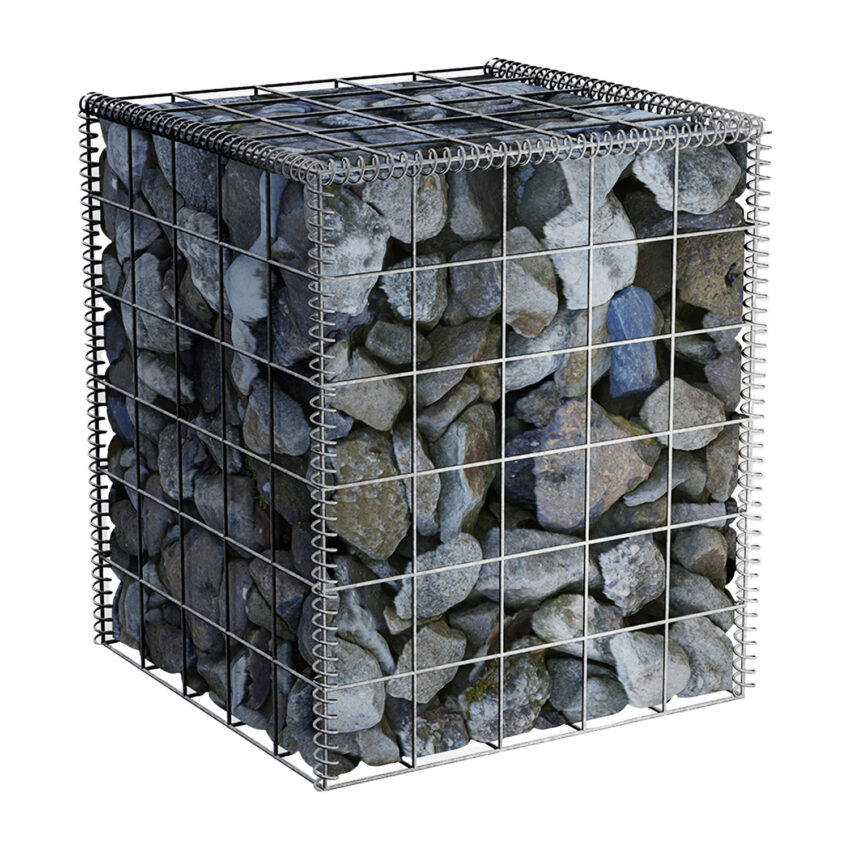 L30cm x D30cm x H45cm Gabion Column Kit (5mm dia.) Wire Fence