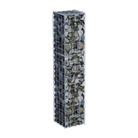 30cm-thick-150cm-high-gabion-column-filled-with-rocks