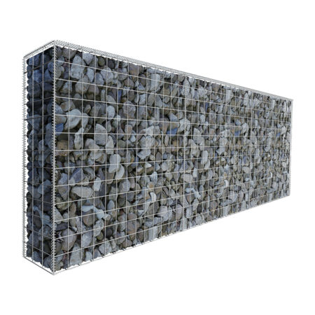 L292.5cm-D22.5cm-H97.5cm-Gabion-Wall-Kit-diagonal-with-rocks