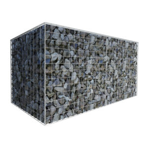 L195cm-D97.5cm-H97.5cm-Gabion-Wall-Kit-diagonal-with-rocks