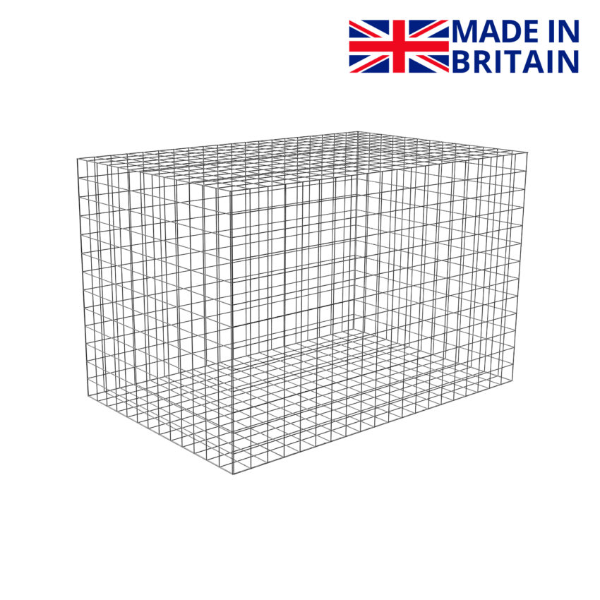 L150cm-D97.5cm-H97.5cm-Welded-Gabion-made-in-britain