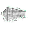 L195cm-D97.5cm-H45cm-Gabion-Wall-Kit-diagonal-with-measurements