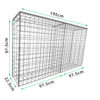 L195cm-D22.5cm-H97.5cm-Gabion-Wall-Kit-diagonal-with-measurements