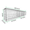 L292.5cm-D22.5cm-H45cm-Gabion-Wall-Kit-diagonal-with-measurements