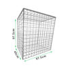 L97.5cm-D45cm-H97.5cm-Gabion-Wall-Kit-diagonal-with-measurements