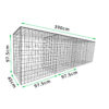 L390cm-D45cm-H97.5cm-Gabion-Wall-Kit-diagonal-with-measurements