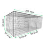 L292.5cm-D97.5cm-H97.5cm-Gabion-Wall-Kit-diagonal-with-measurements