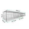 L390cm-D45cm-H45cm-Gabion-Wall-Kit-diagonal-with-measurements