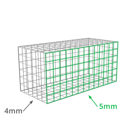 4mm Gabions / 5mm Front