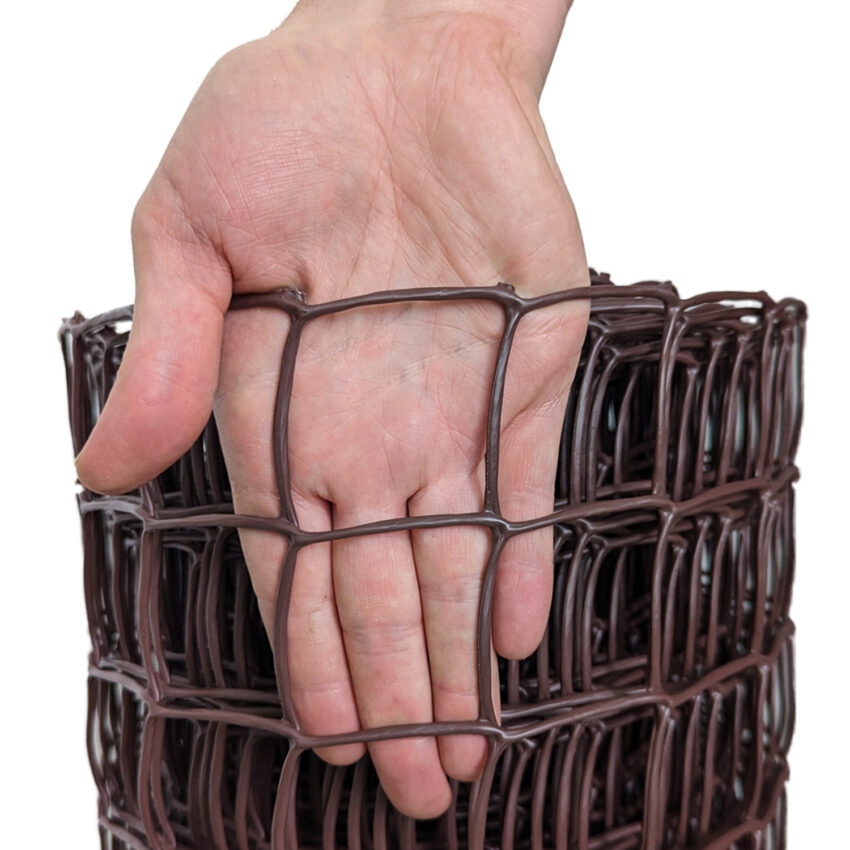 Large Brown Plastic Portable Dog Fence Kit Wire Fence