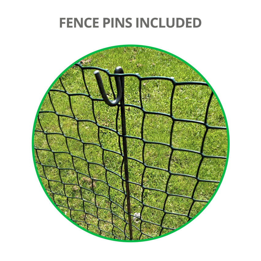Large Green Plastic Portable Dog Fence Kit Wire Fence