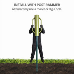install-post-with-rammer-pvc