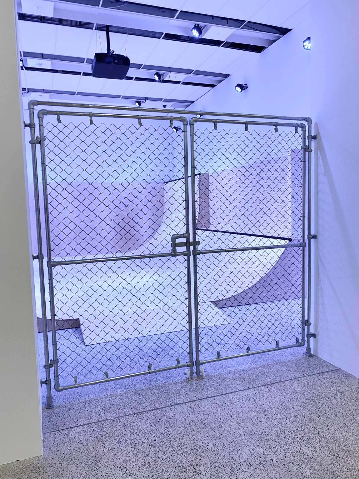 museum-chain-link-gate