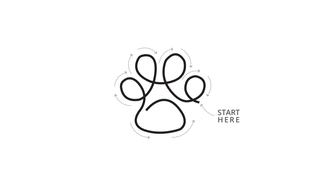 wire-paw-print