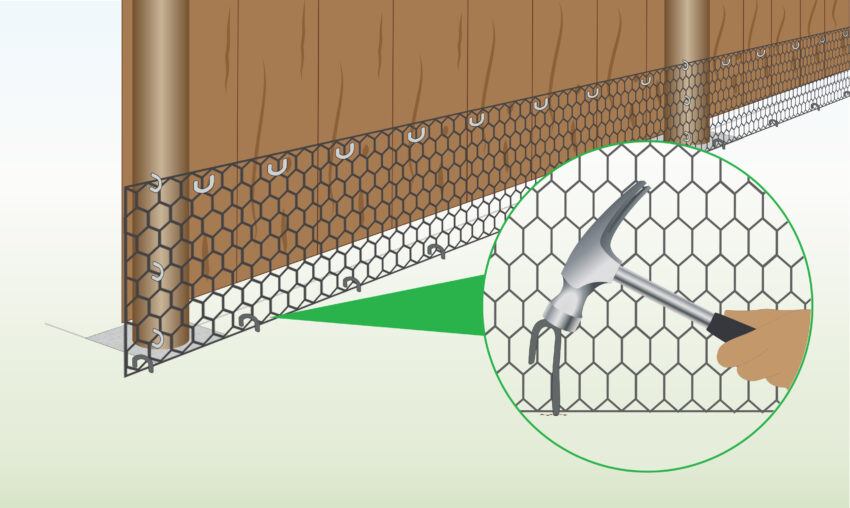 How to Attach Chicken Wire to Bottom of Fence (Step by Step)