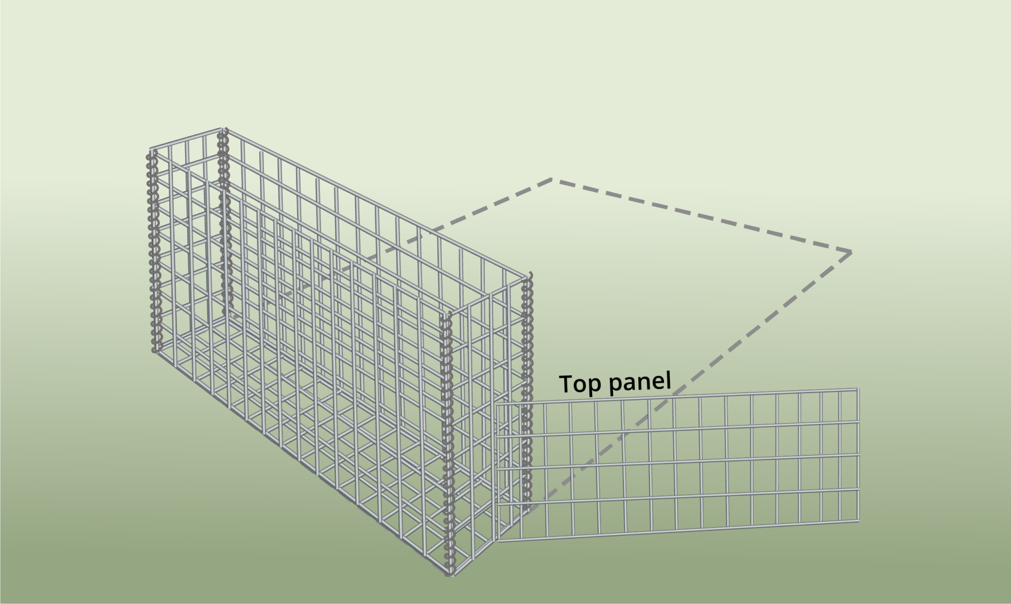 How to Build a Gabion Raised Bed (Step by Step) | Wire Fence