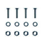 M6 Bolt Set With Nylock Nuts and Washers (Pack of 4)