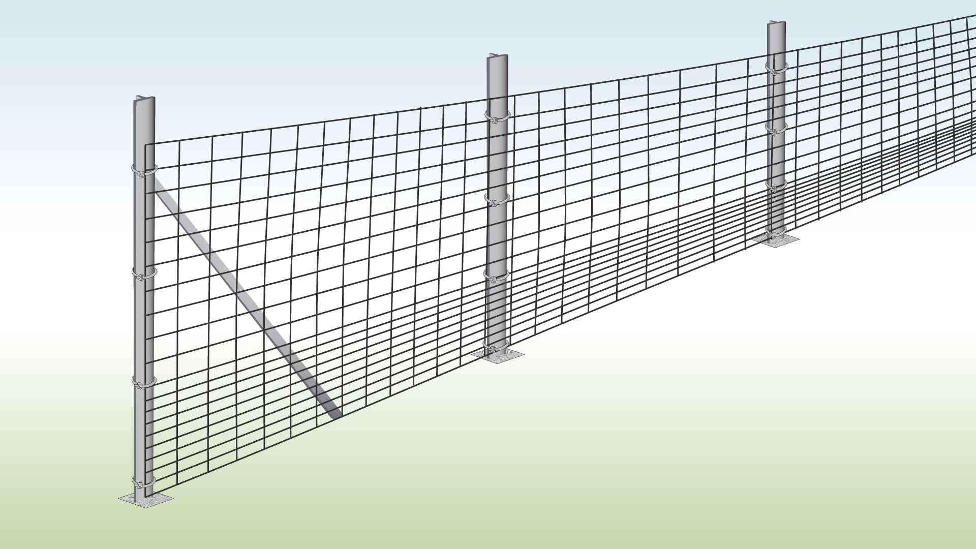 secure-cattle-fence-to-middle-posts