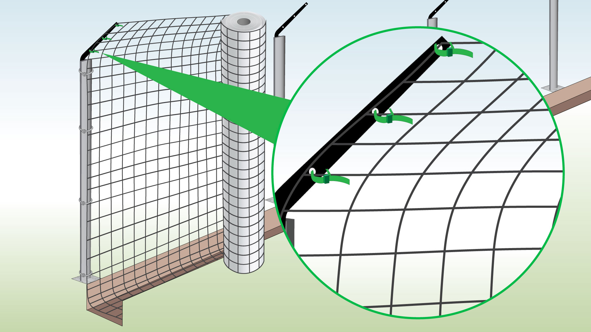 secure-mesh-to-brackets